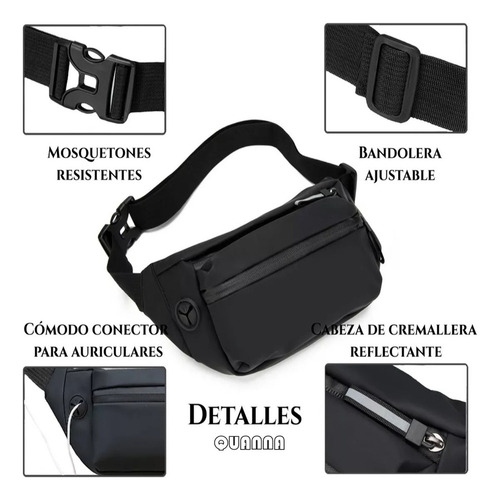 -de Riñonera Deportiva Cangurera Impermeable Para Hombre Y