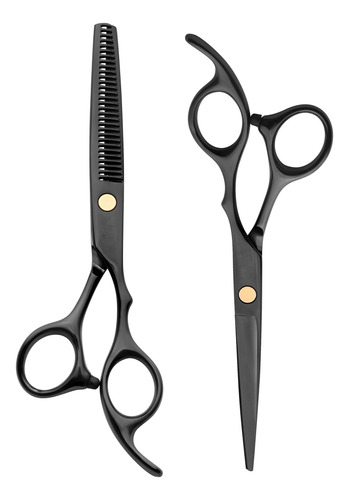 Kit Tijeras Profesionales Filos Navaja + Entresacadora Acero