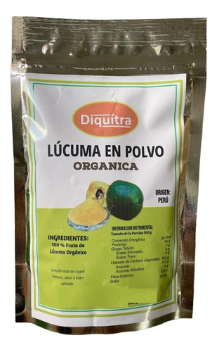 Lúcuma En Polvo Premium Orgánico 100 Gramos