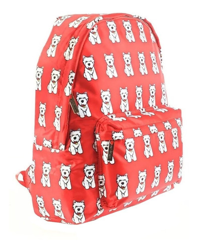 Mochila Roja Pet Friends De 40 Cm Westie Teen - 91201r