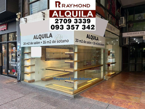 Alquiler Local Comercial De 50m2 Sobre Av. 18 De Julio