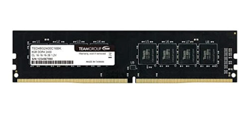 Teamgroup Elite Ddr4 8gb Single 2400mhz Pc4-19200 Cl16 Sin B