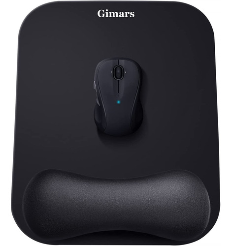 Mouse Pad Gimars, Ergonómica Con Correa