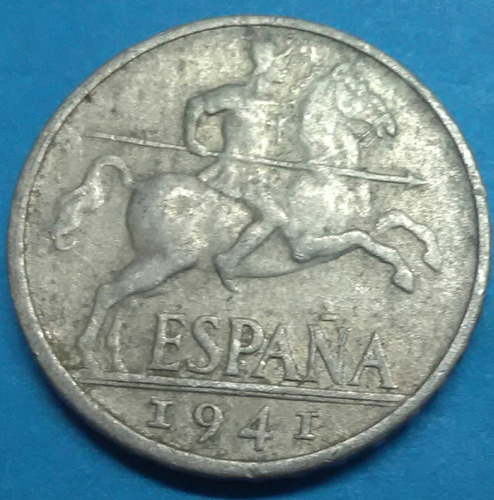 España Moneda 10 Cents 1941