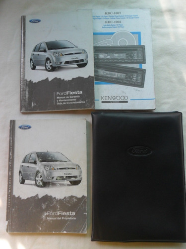 Ford Fiesta 2005 Manual Original Guantera Instrucciones