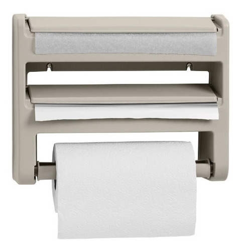 Portarrollo De Papel Triple Porta Rollo Beige Especias