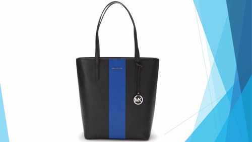 Emry Large Tote Black/blue