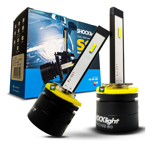 Lâmpada Led Shocklight S14 Nano Headlight 3600lm 6000k H27