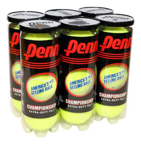 Pelotas Bolas De Tennis Head Penn Pack 6 Total 18 Pelotas