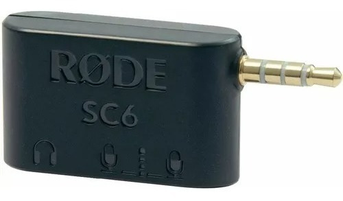 Adaptador Rode Sc6 Dual Trrs Mic Smartlav Auricular 