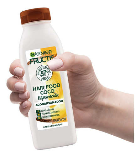 Acondicionador Fructis Hair Food Coco 300 Ml