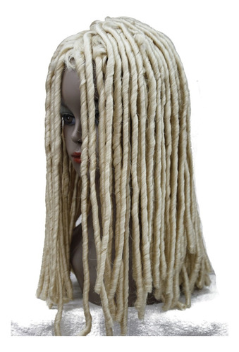 Trenzas Africanas Peluca Rastas Pelo Espiral Rizos Peinado