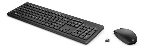 Combo Teclado Y Mouse Inalámbrico Hp 235 Español Negro