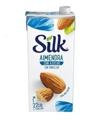 Silk Bebida De Almendra Sin Azúcar, 6 Piezas De 946 Ml Em