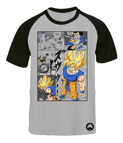 Remera Camiseta Manga Anime Goku Dragon Ball Z Ssj -nika.mvd