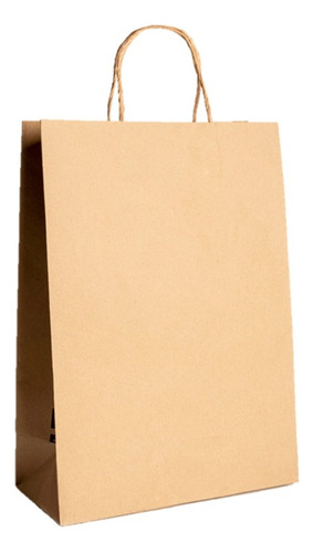 Bolsas De Papel Kraft Tamaño S - 22x30x10cm (pack De 50 Un)