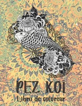 Pez Koi - Libro De Colorear - Alma Acosta