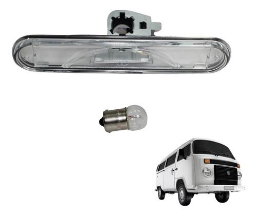 Lanterna Placa Vw Kombi 1998 A 2014 Com Soquete E Lâmpada