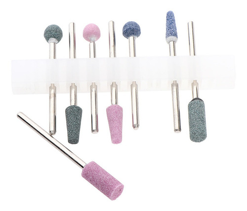 8 Pedazos Lima Pulidora De Uñas Brocas De Clavo Rotativas