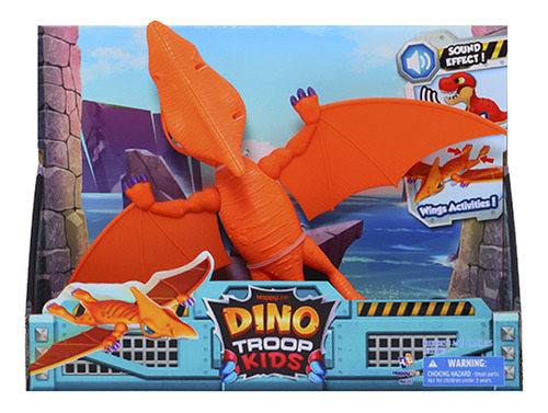 Dinosaurio Pterodáctilo Con Sonido Dino Troop Kids