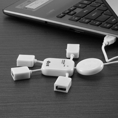 Imagen 4 de 5 de Multi Interfaz Usb Hub 4 Puertos Usb 2.0 Computadora Muñeco