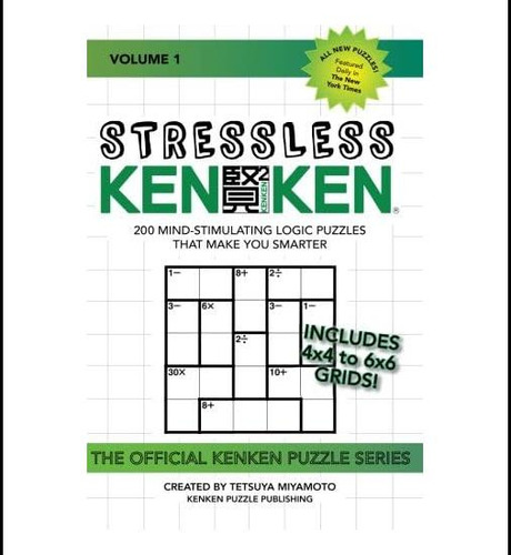 Libro: Stressless Kenken: 200 Mind-stimulating Logic Puzzles