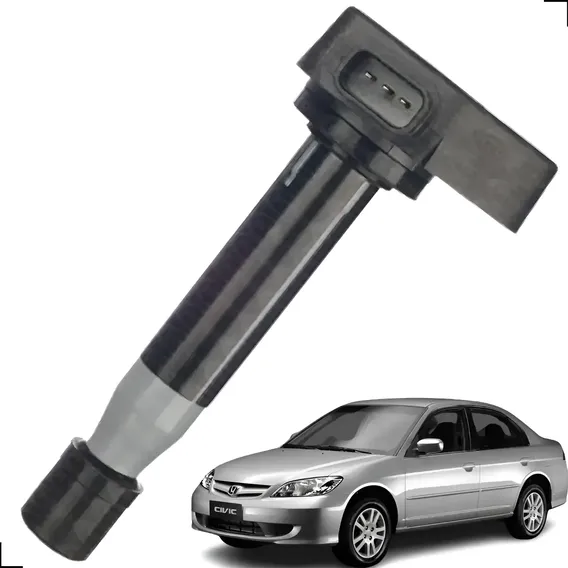 Bobina Igniçao P/ Honda Civic 1.7 2001 2002 2003 2004 2005