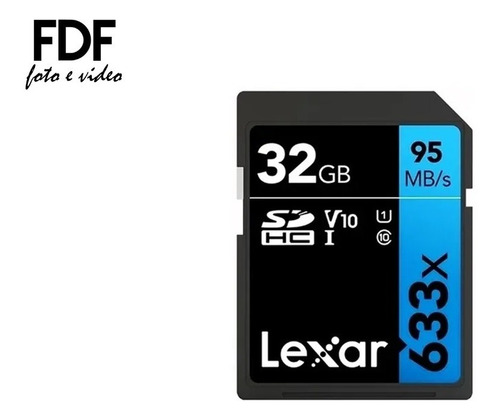 Cartao Lexar Sdhc 633x 32gb