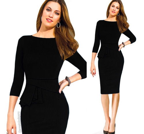 Vestido Constanza Algodon Oficina Coctel Arma Tu Look