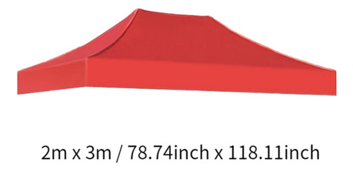 Toldo Cubierta Parasol Refugio Toldo Tienda De Campaña Rojo