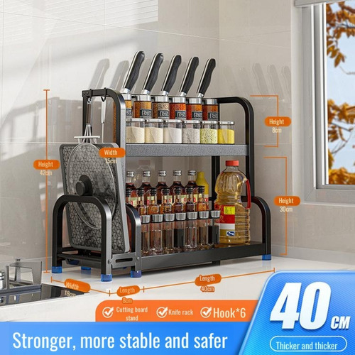 Soporte Para Botellas De Condimentos, Soporte Para Cuchillos