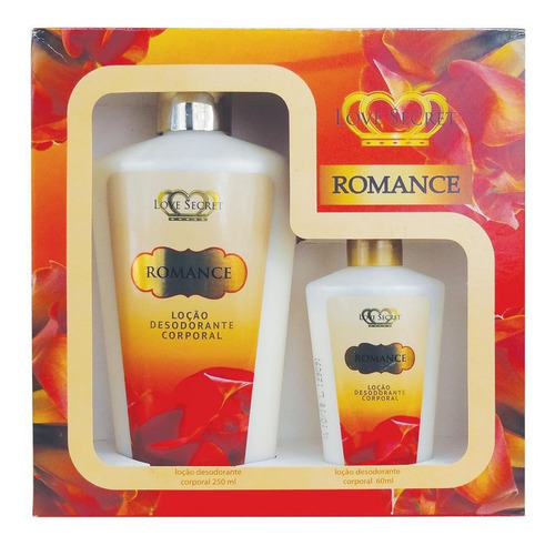  Kit Loção Hidratante Love Secret Romance 250ml/60ml