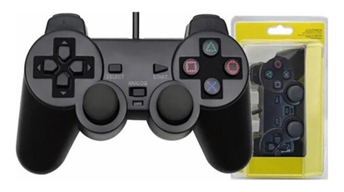 Manete Para Playstation 2 Ps2 Dualshock Com Fio Compatível