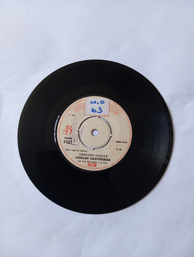 Vinilo Single De Carlos Contreras - Chaminants ( T70 (Usado)