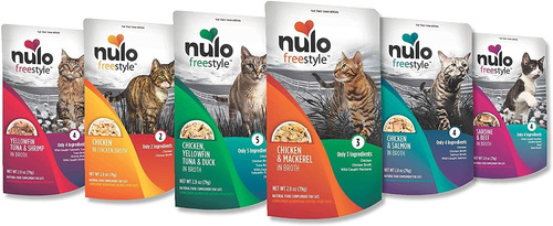 Nulo Freestyle Wet Cat Food, Bolsas De 2.8 Oz, 6 O 24 Unidad