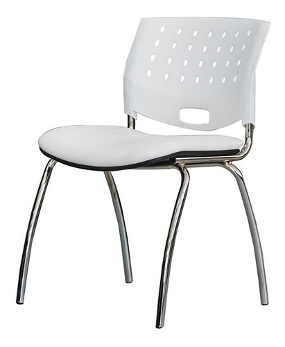 Imagen 1 de 2 de Silla Fija Cromada Greta De Diseño - Jmi
