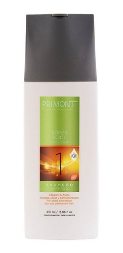 Shampoo Super Acido Primont X 410ml Nivelador Ph