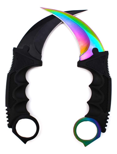 Faca Karambit Canivete Cs Go Combate Tática Com Bainha