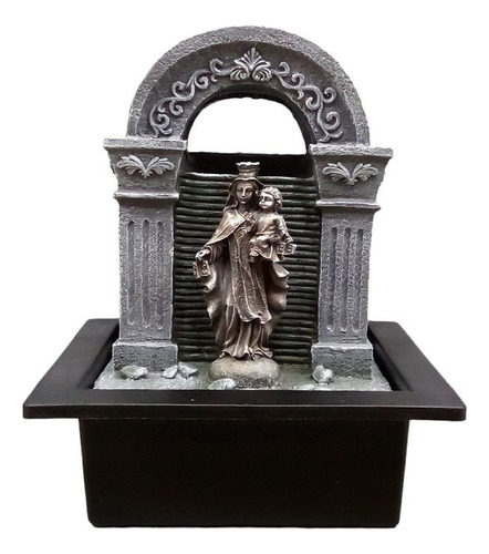 Figura Decorativa Adorno Pileta Virgen Del Carmen