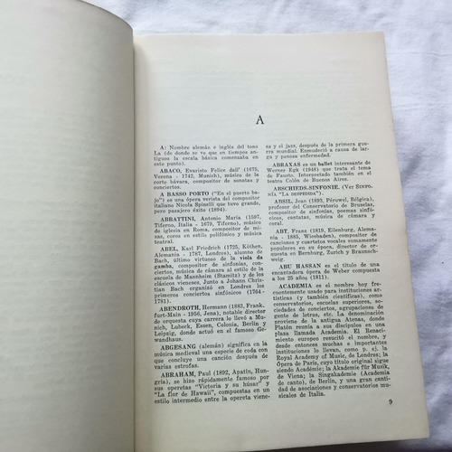 Diccionario Universal De La Música. Kurt Pahlen. 1a Ed, 1959
