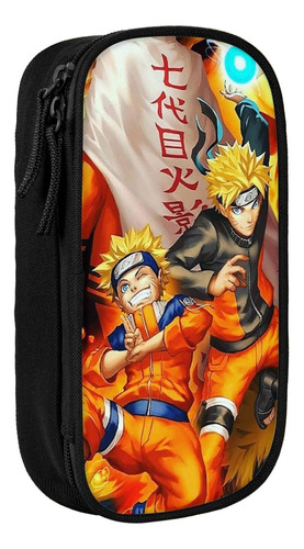 Cartuchera Escolar Multifunción Naruto Lápices Maquillaje