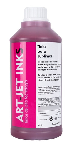 Tinta Art Jet® Sublimacion Para Epson 1 Litro Profesional