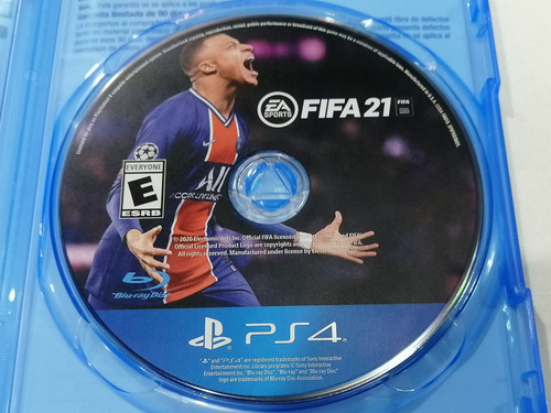 Fifa 21 Ps4 / Playstation 4 FĂsico (Usado)
