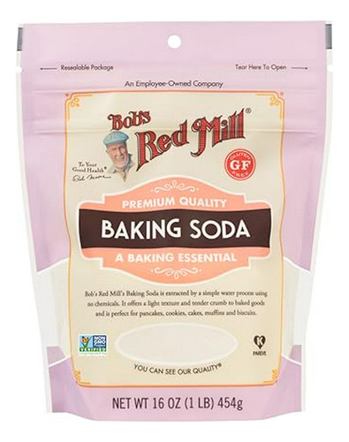 Bicarbonato De Sodio Bob's Red Mill - 1 Lb (1 Paquete), No G