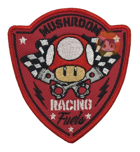 Mario Kart - Mushroom Racing - Parche Bordado - Nintendo