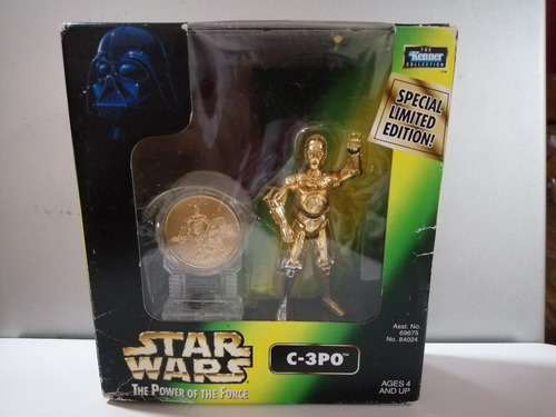 C3-po Star Wars Kenner Edición Especial Moneda Vintage 1998