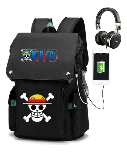 Anime Onepiece Mochila De Estudiante Bolsa De Computadora