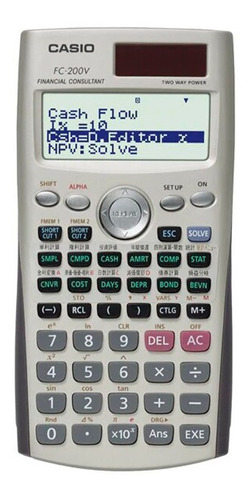 Calculadora Casio Escuela Y Unversidad Fc-200v 100% Original