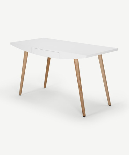 Imagen 4 de 6 de Escritorio Moderno En Madera Lacada Con Cajon Ref: Comba