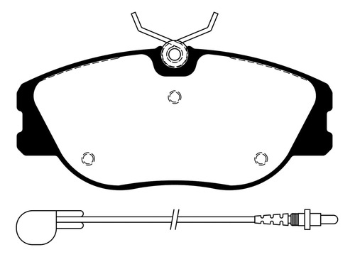 Pastilla De Freno Delantera Compatible Con Peugeot 806 2.0